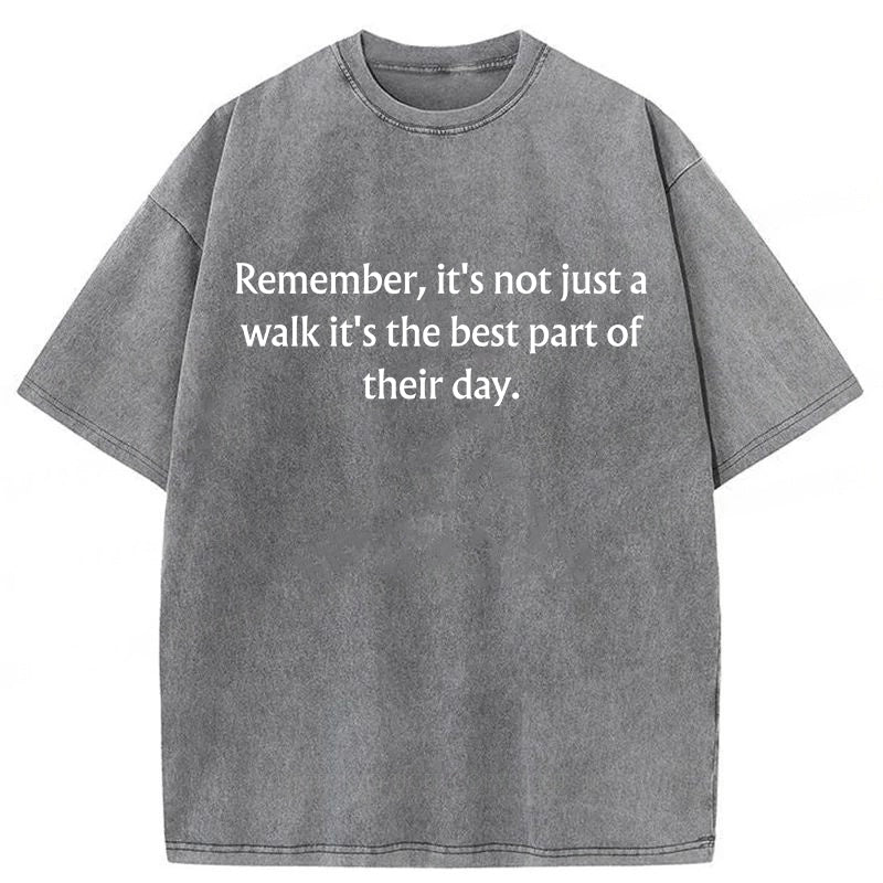 It's The Best Part Of Their Day Washed Unisex Tee