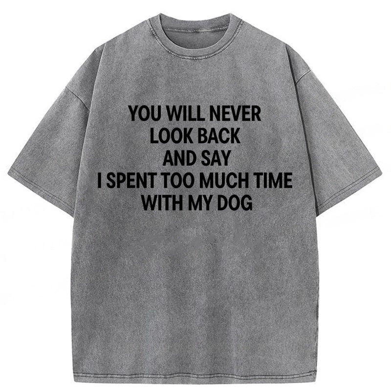 You Will Never Look Back Washed Unisex Tee