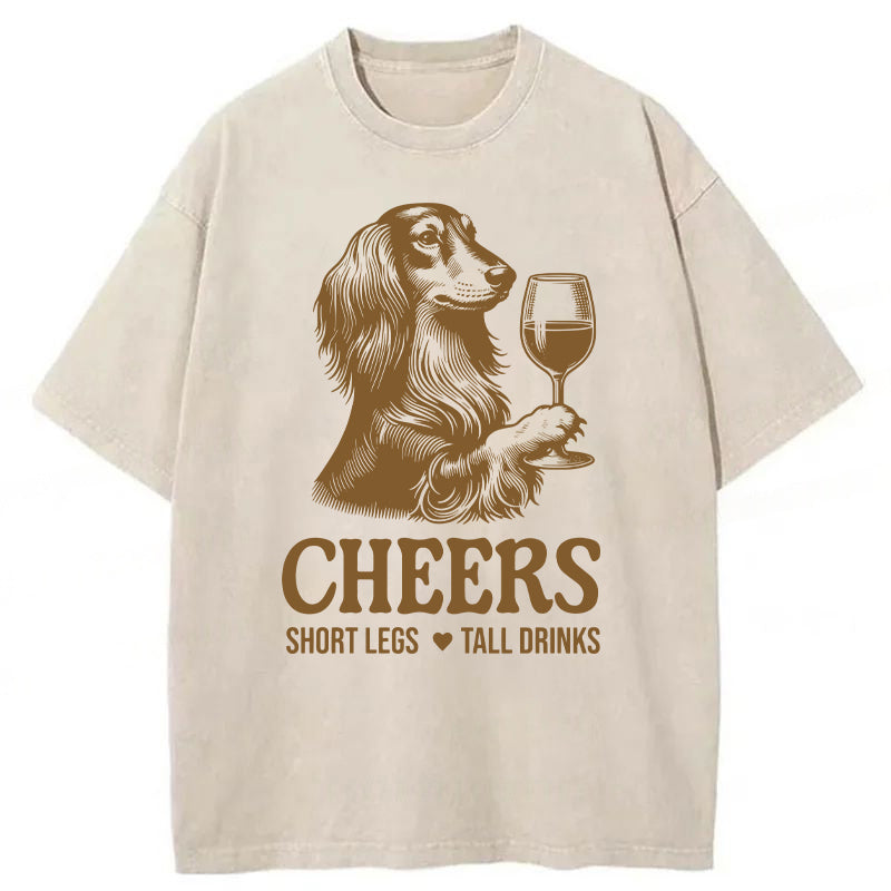 Cheers Washed Unisex Tee