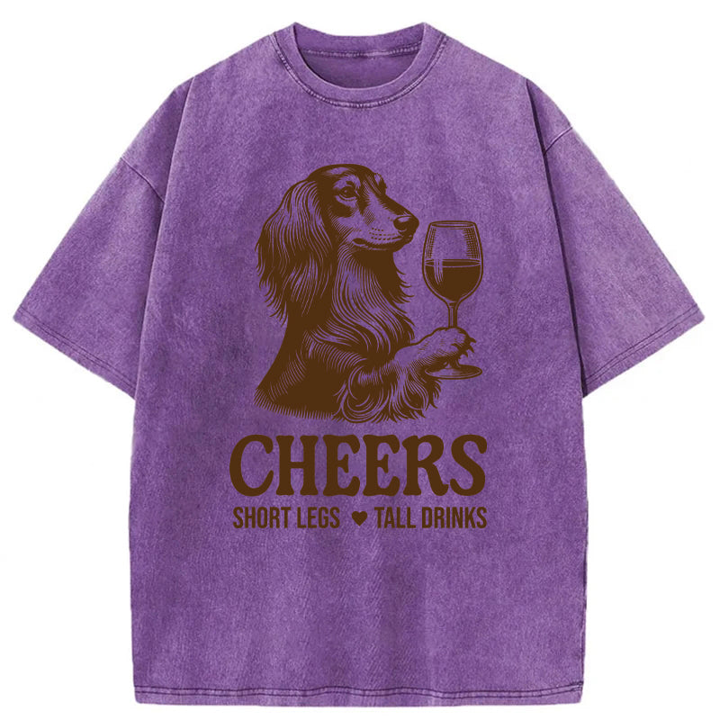 Cheers Washed Unisex Tee