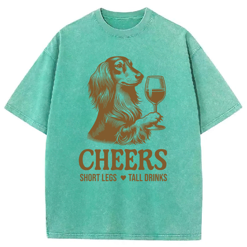 Cheers Washed Unisex Tee