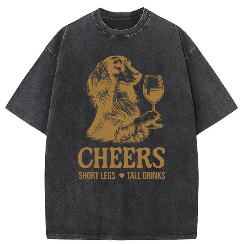 Cheers Washed Unisex Tee