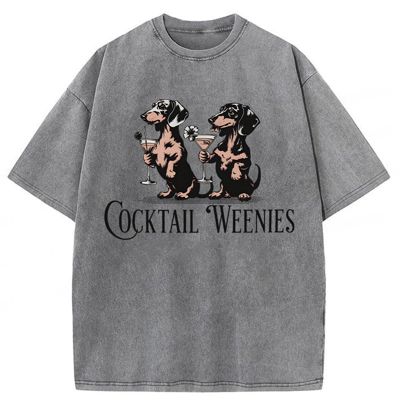 Cocktail Weenies Washed Unisex Tee