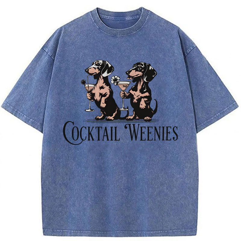 Cocktail Weenies Washed Unisex Tee
