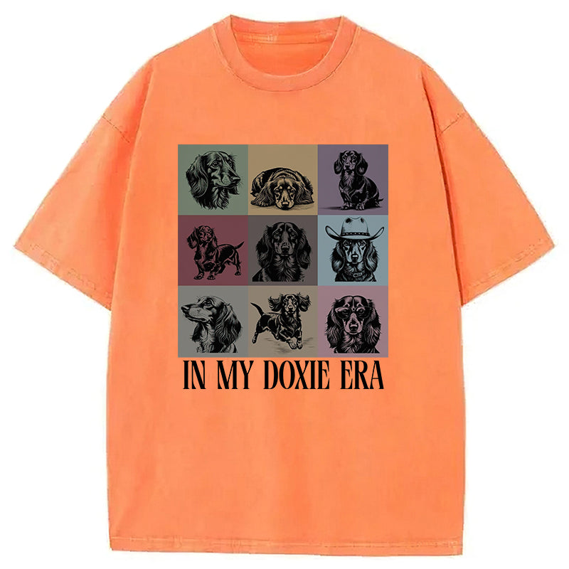 In My Doxie Era Washed Unisex Tee