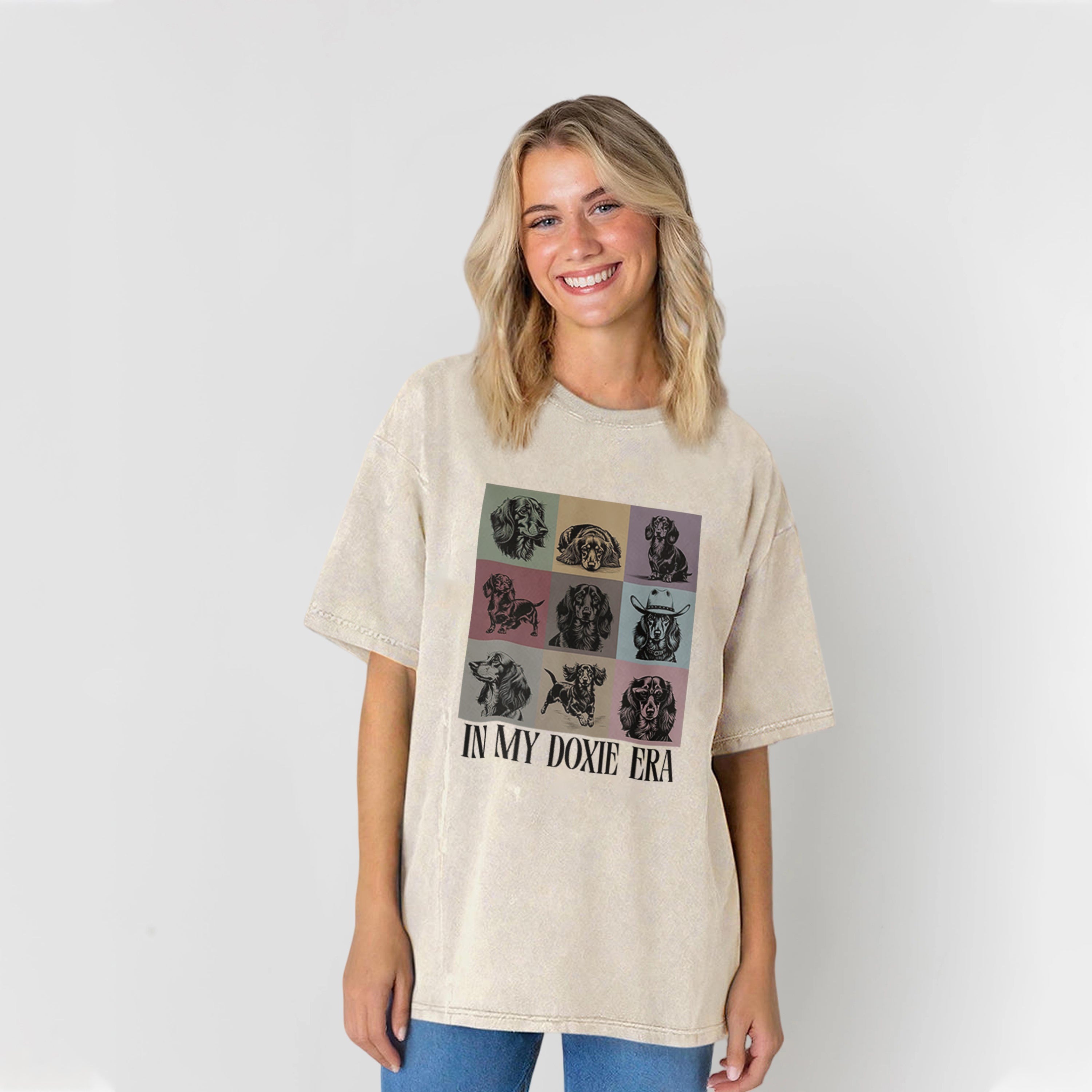 In My Doxie Era Washed Unisex Tee