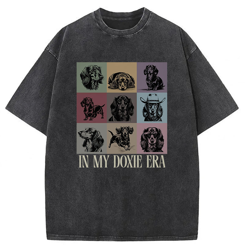 In My Doxie Era Washed Unisex Tee