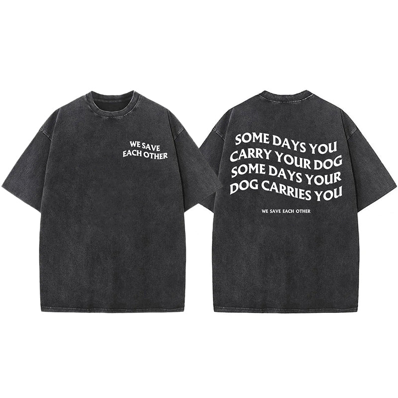 We Save Each Other Washed Unisex Tee