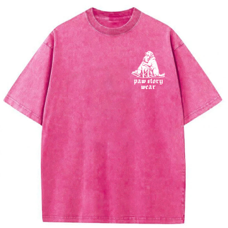 Most Of My Smiles Are Because Of My Dog Washed Unisex Tee