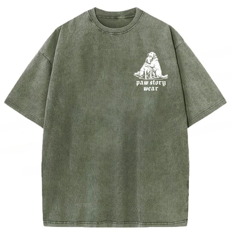 Most Of My Smiles Are Because Of My Dog Washed Unisex Tee