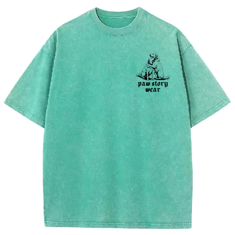 Most Of My Smiles Are Because Of My Dog Washed Unisex Tee