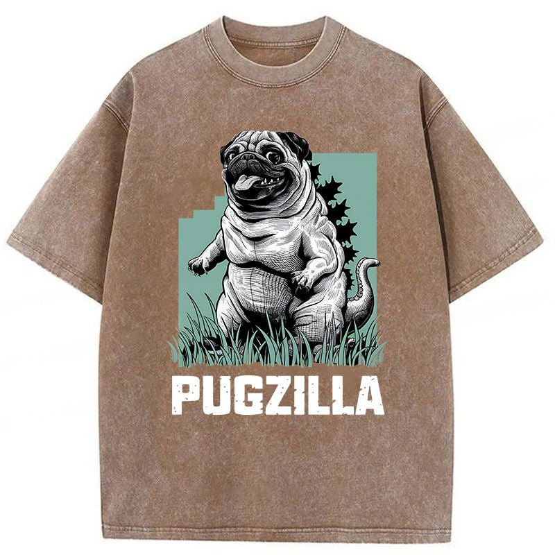 PUGZILLA Washed Unisex Tee