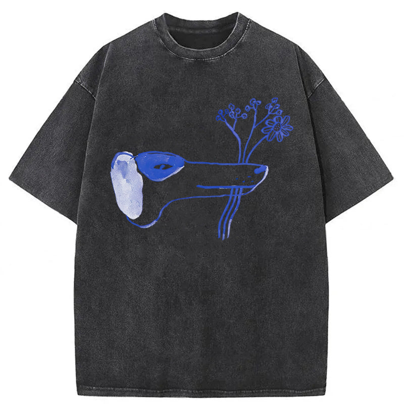 A Bouquet Of Flowers For You Washed Unisex Tee