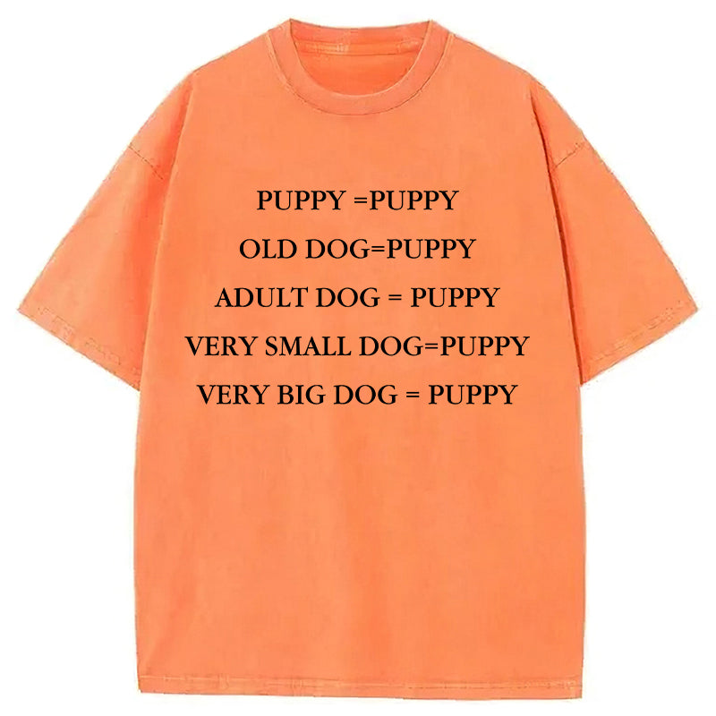 PUPPY Washed Unisex Tee