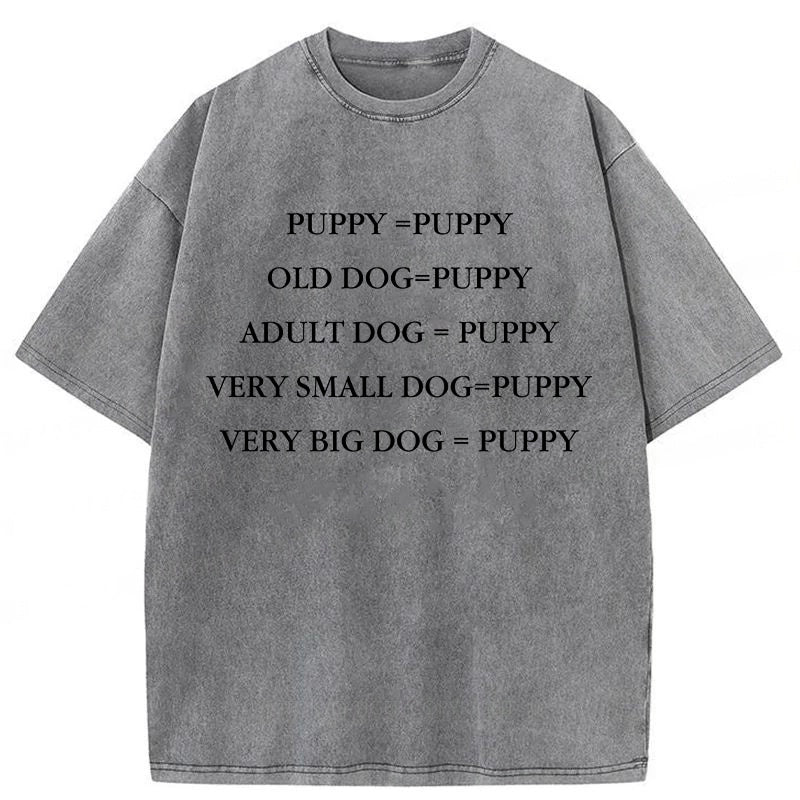 PUPPY Washed Unisex Tee