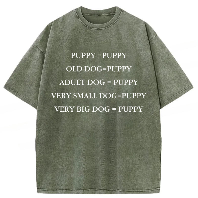 PUPPY Washed Unisex Tee