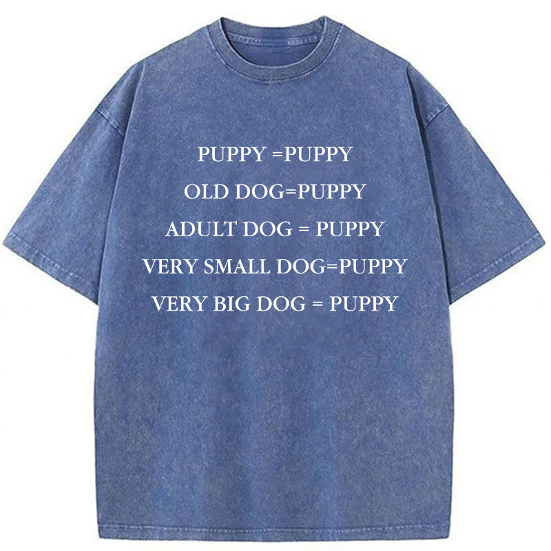PUPPY Washed Unisex Tee