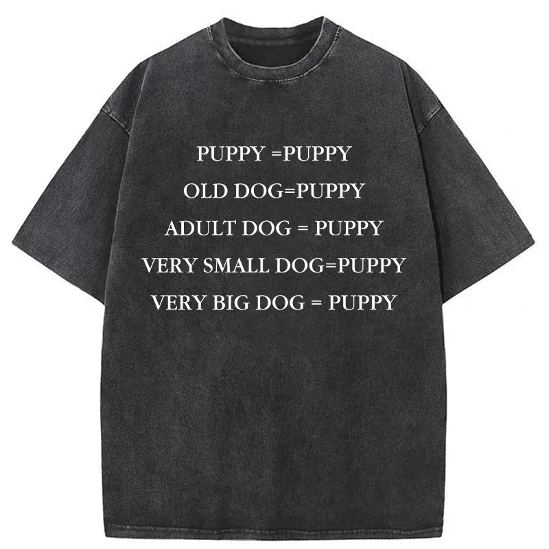 PUPPY Washed Unisex Tee