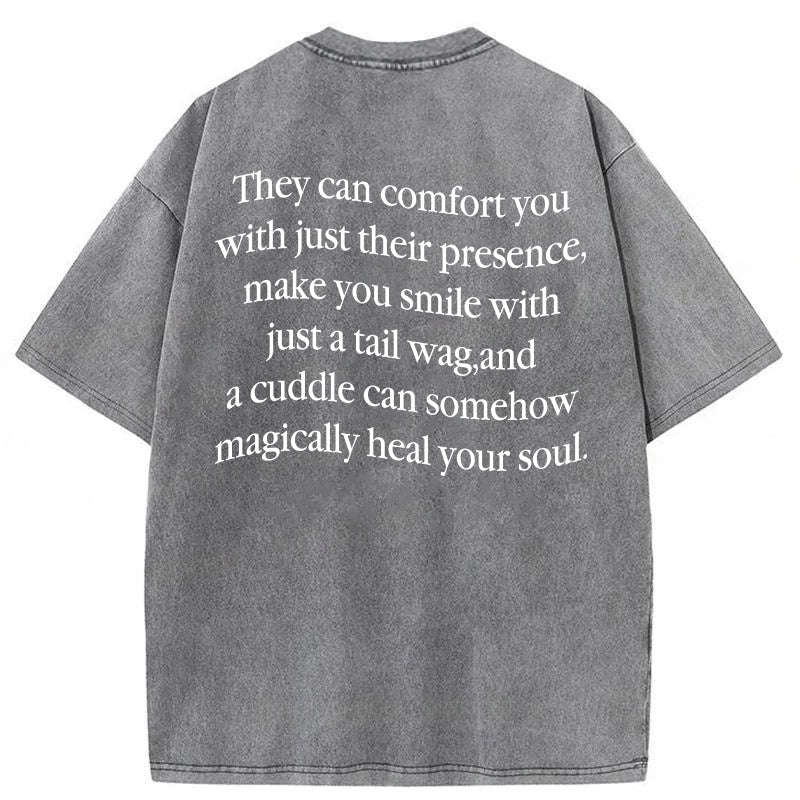 Dogs Are Like Magic Washed Unisex Tee