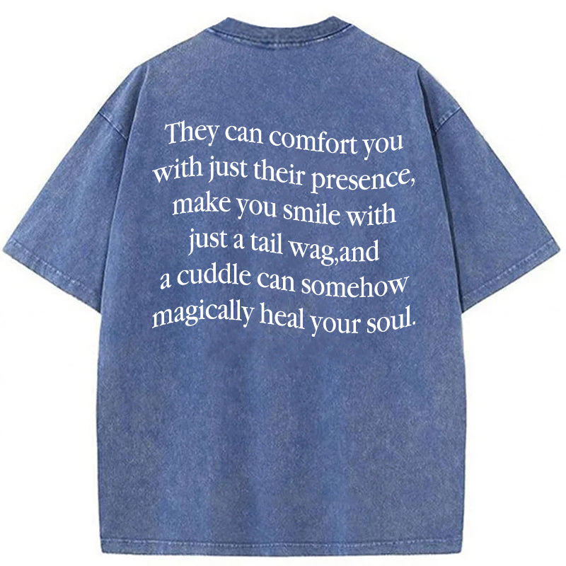 Dogs Are Like Magic Washed Unisex Tee
