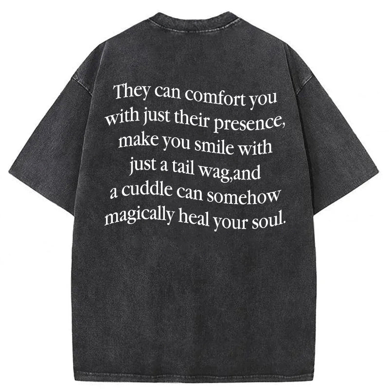 Dogs Are Like Magic Washed Unisex Tee