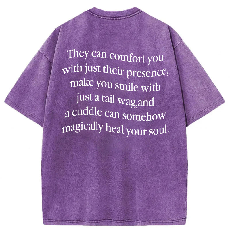 Dogs Are Like Magic Washed Unisex Tee