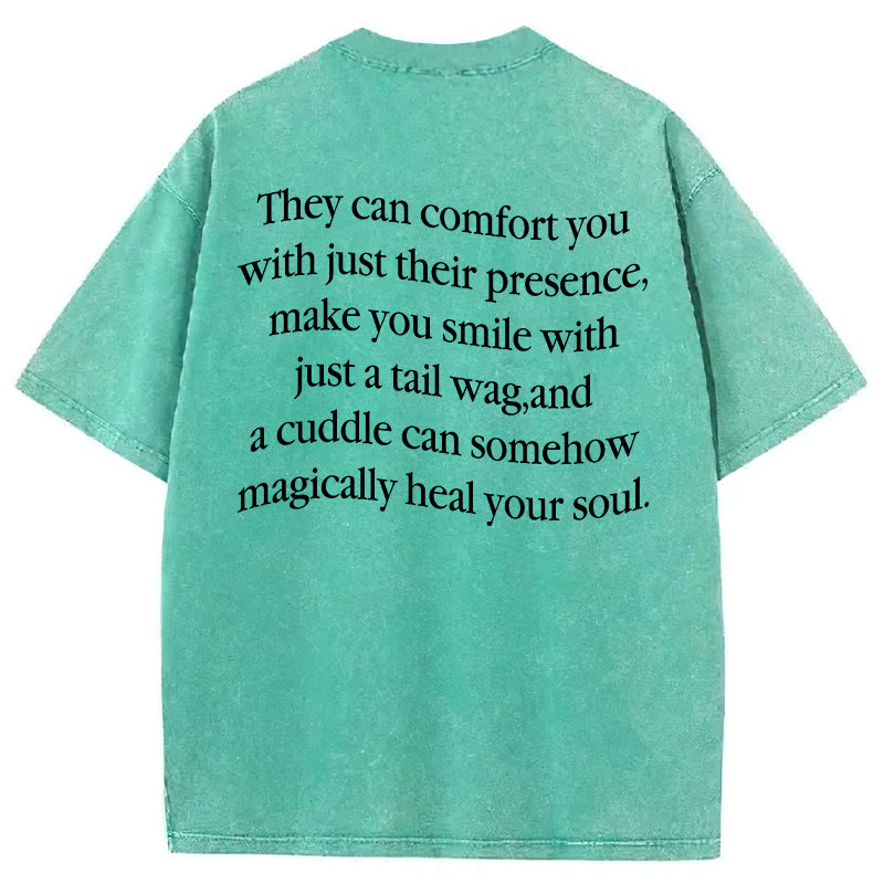 Dogs Are Like Magic Washed Unisex Tee
