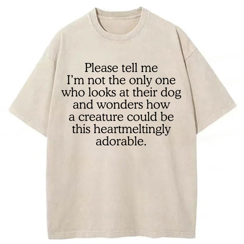 Heartmeltingly Adorable Washed Unisex Tee