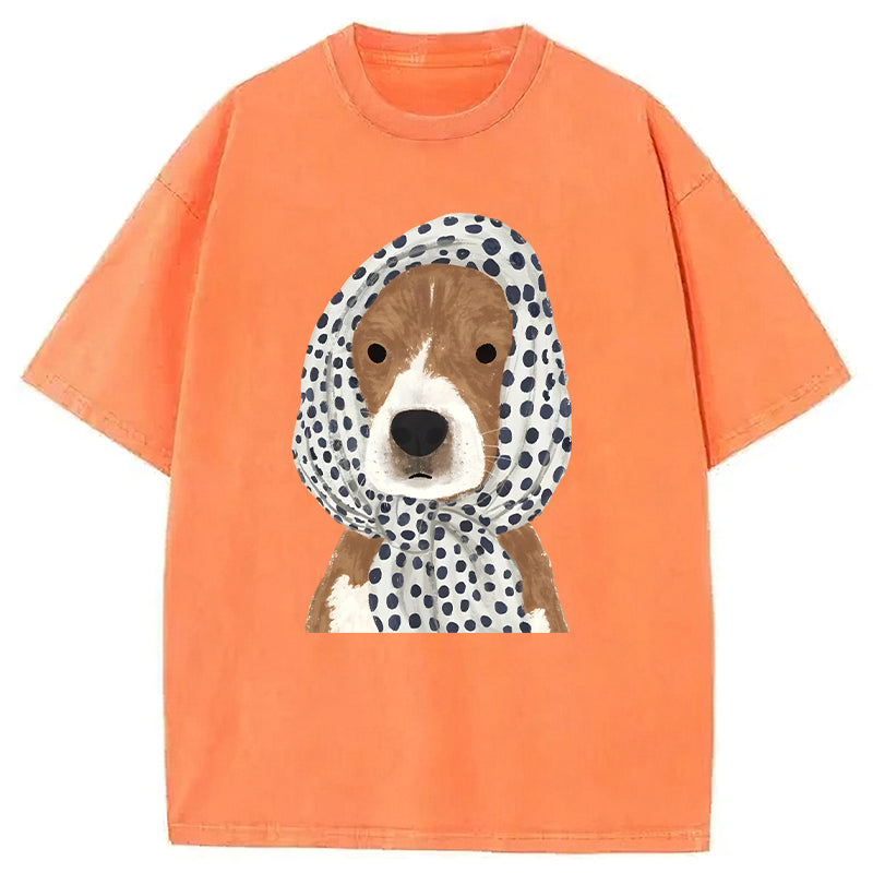 Stylish Dog Washed Unisex Tee
