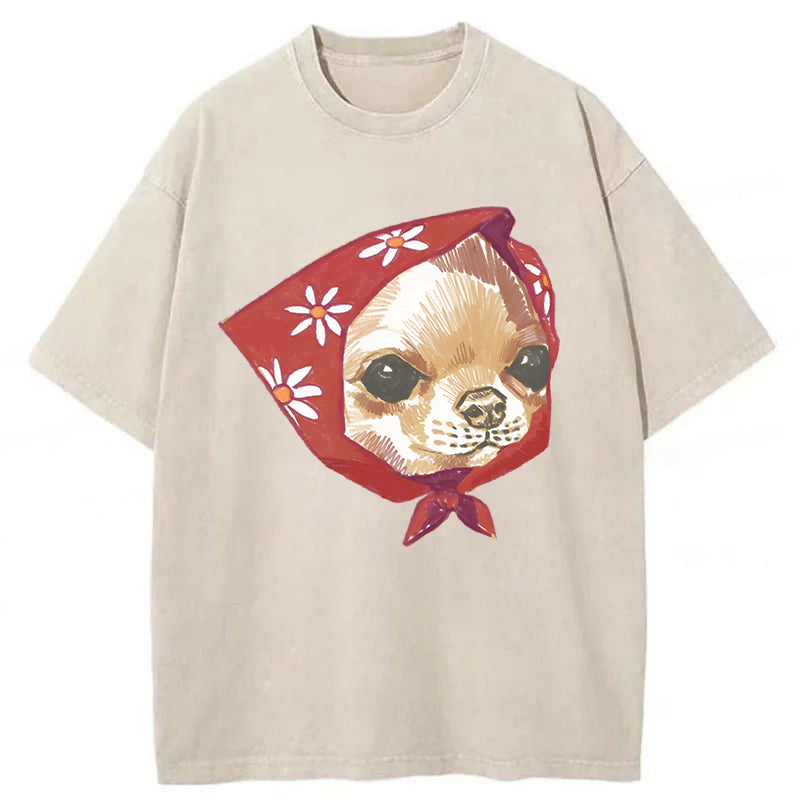 Hated Chihuahua Washed Unisex Tee
