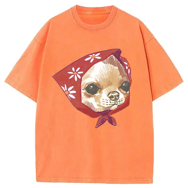 Hated Chihuahua Washed Unisex Tee