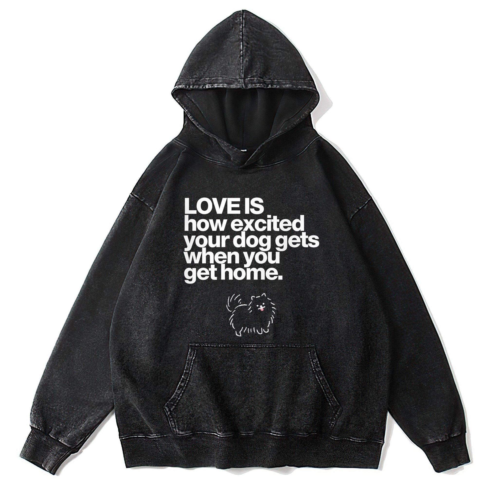 Love Washed Unisex Hoodie