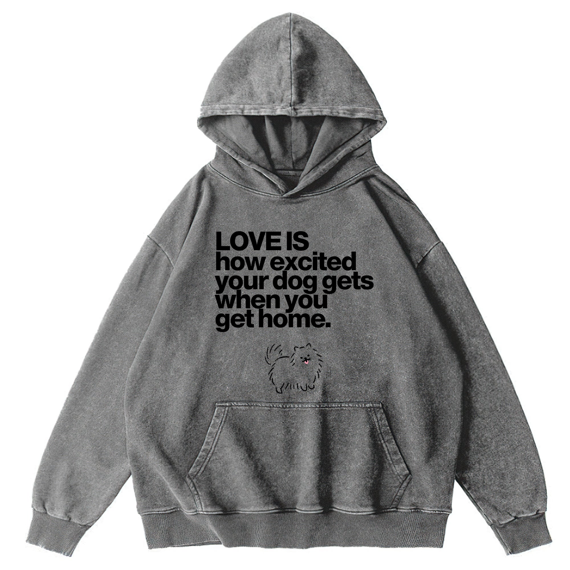 Love Washed Unisex Hoodie