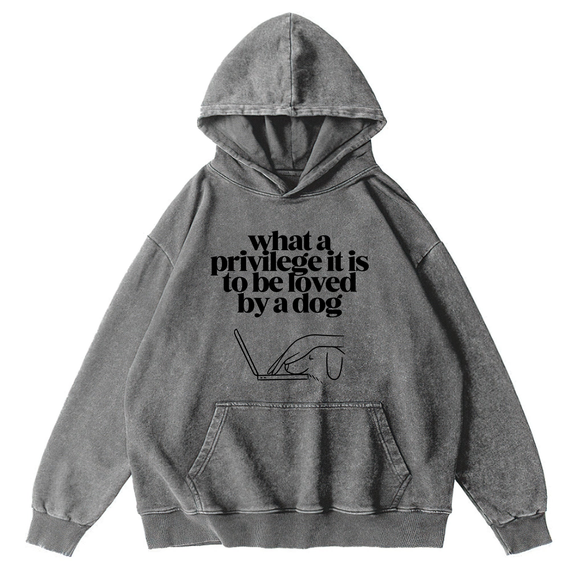 What A Privilege It Is Washed Unisex Hoodie
