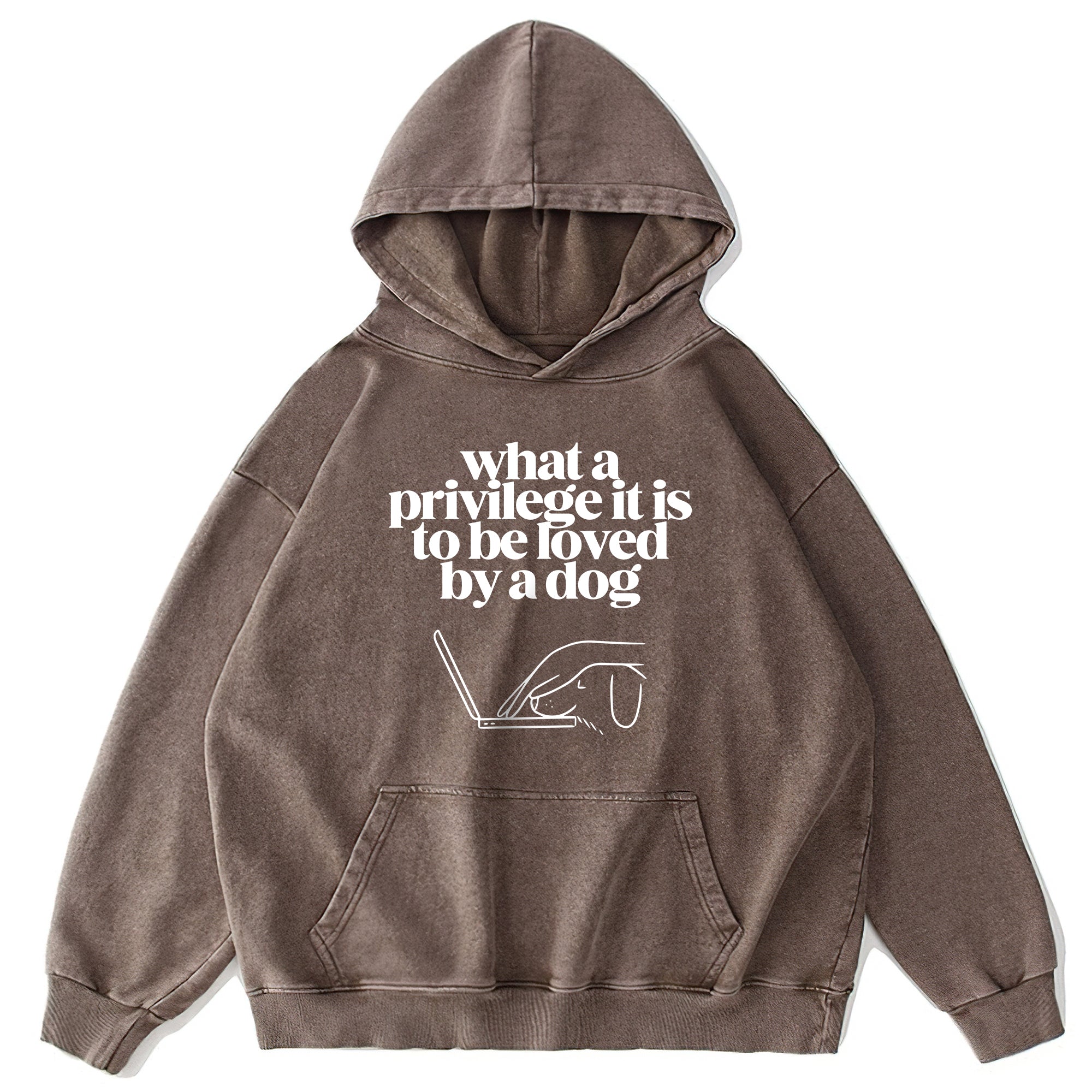 What A Privilege It Is Washed Unisex Hoodie