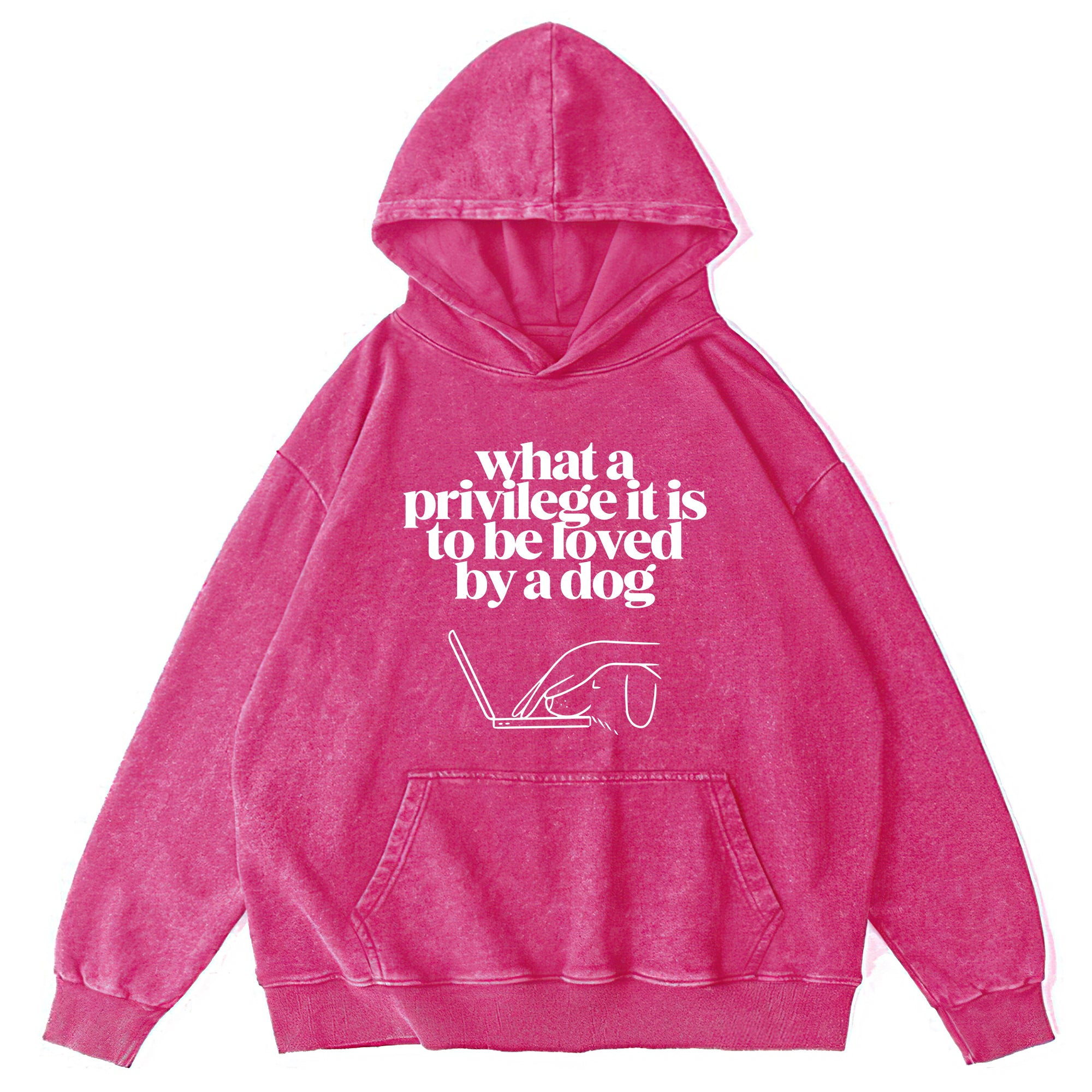 What A Privilege It Is Washed Unisex Hoodie