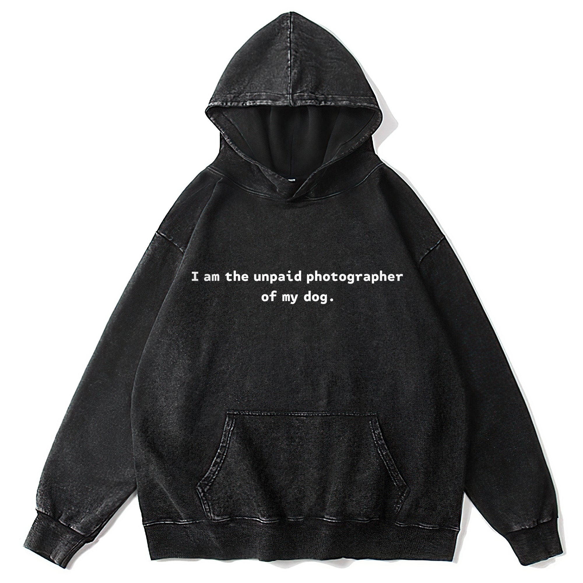 I Am The Unpaid Photographer Washed Unisex Hoodie