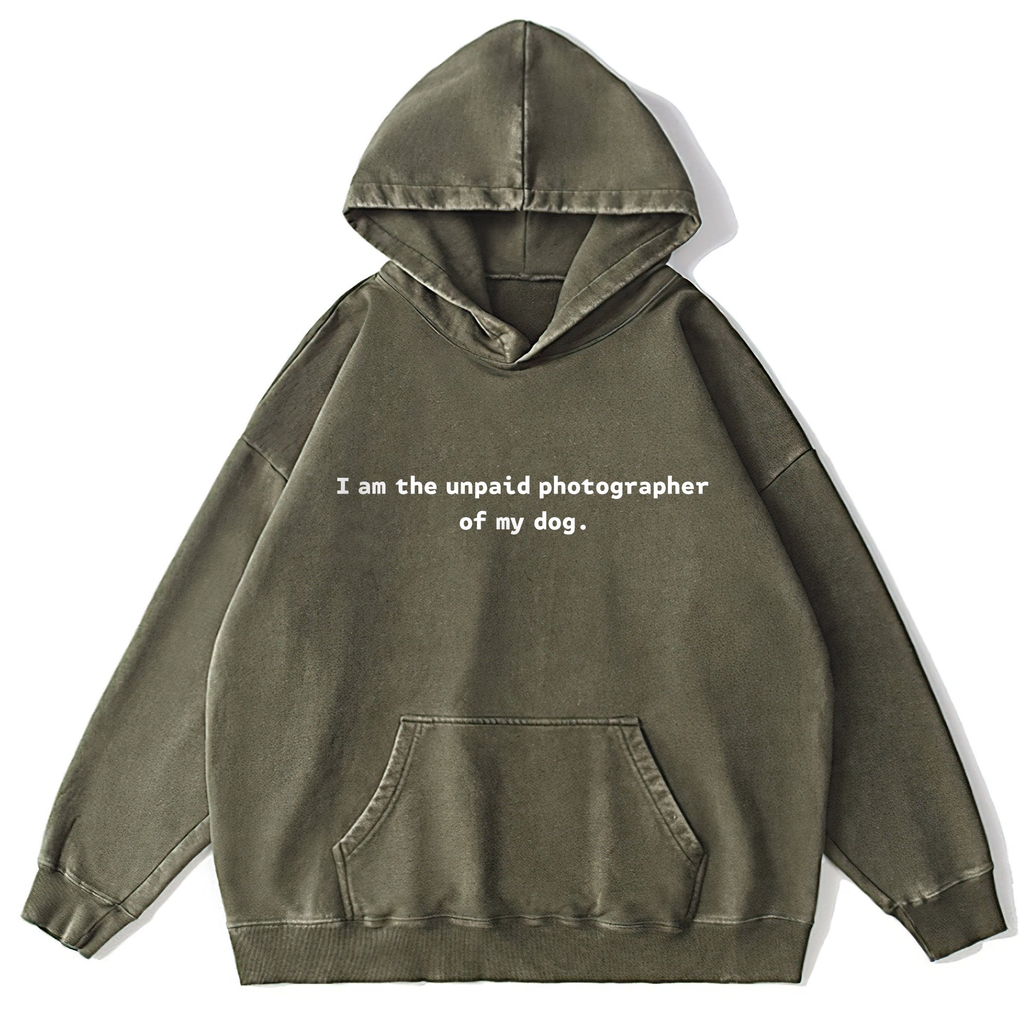 I Am The Unpaid Photographer Washed Unisex Hoodie