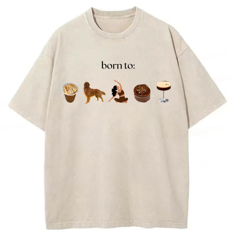 Born To Aesthetic Washed Unisex Tee