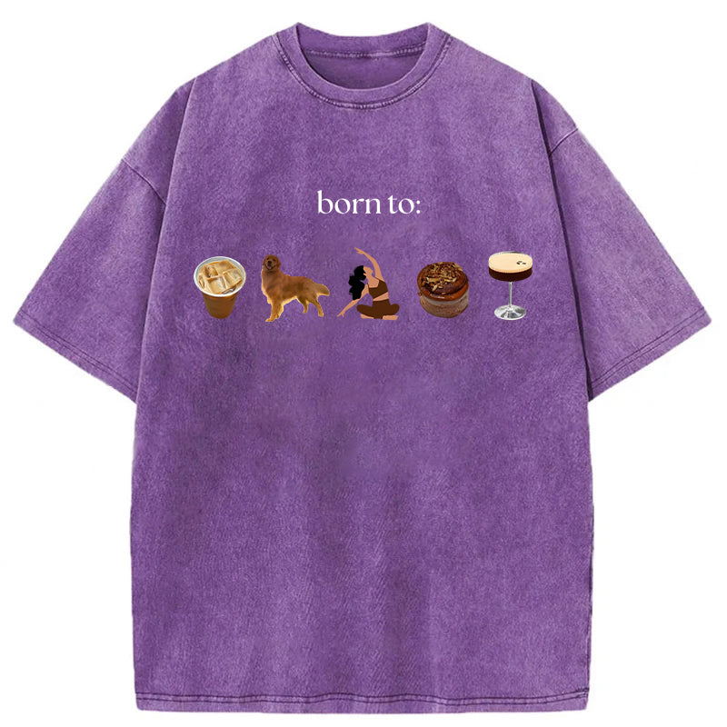Born To Aesthetic Washed Unisex Tee
