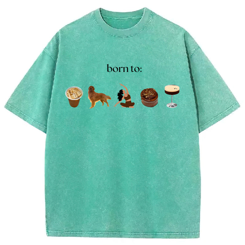 Born To Aesthetic Washed Unisex Tee