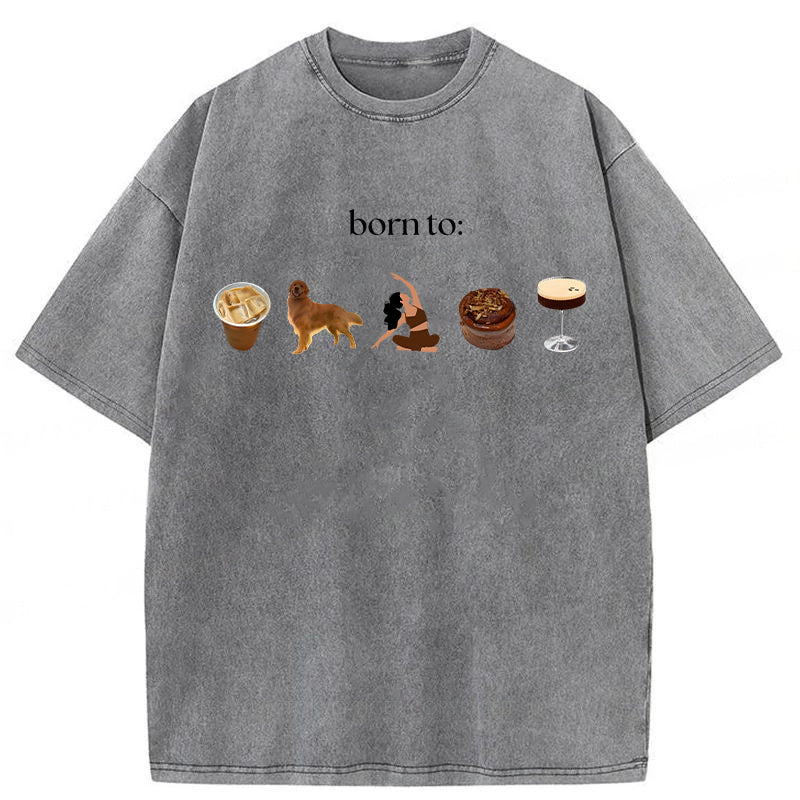 Born To Aesthetic Washed Unisex Tee