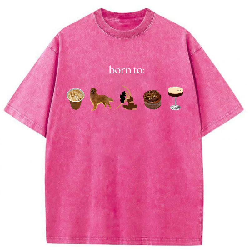 Born To Aesthetic Washed Unisex Tee
