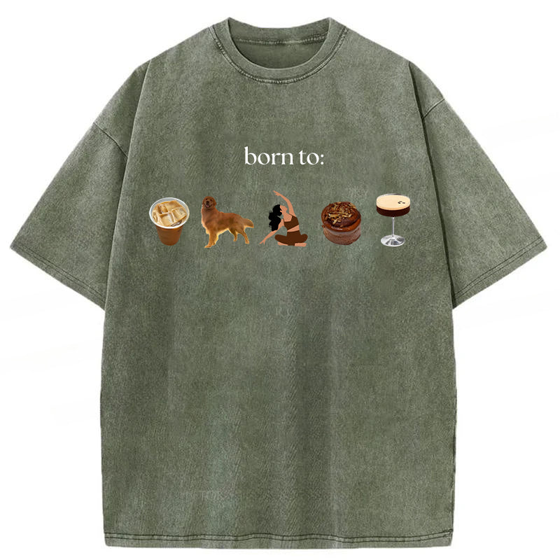 Born To Aesthetic Washed Unisex Tee
