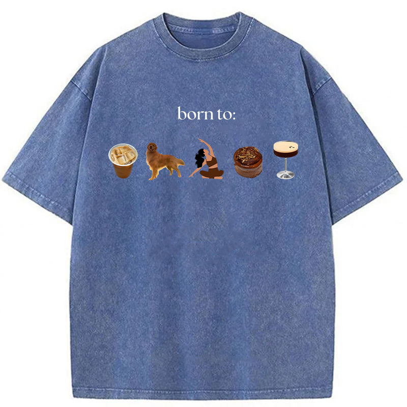 Born To Aesthetic Washed Unisex Tee