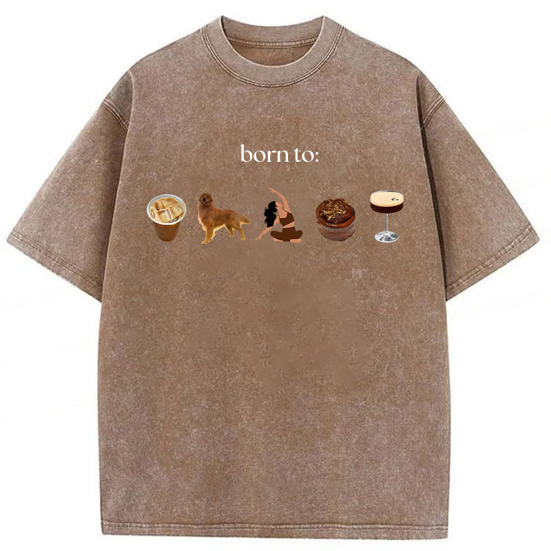 Born To Aesthetic Washed Unisex Tee