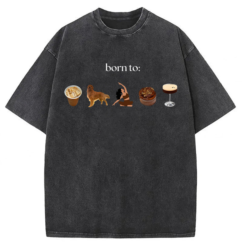 Born To Aesthetic Washed Unisex Tee