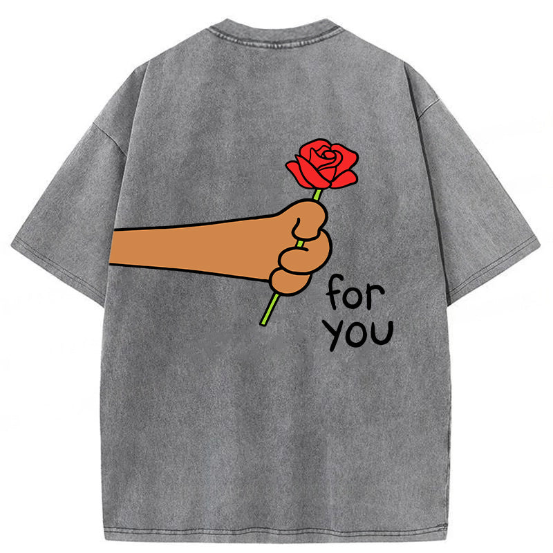 FOR YOU Washed Unisex Tee