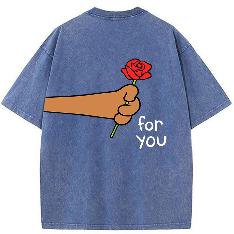 FOR YOU Washed Unisex Tee