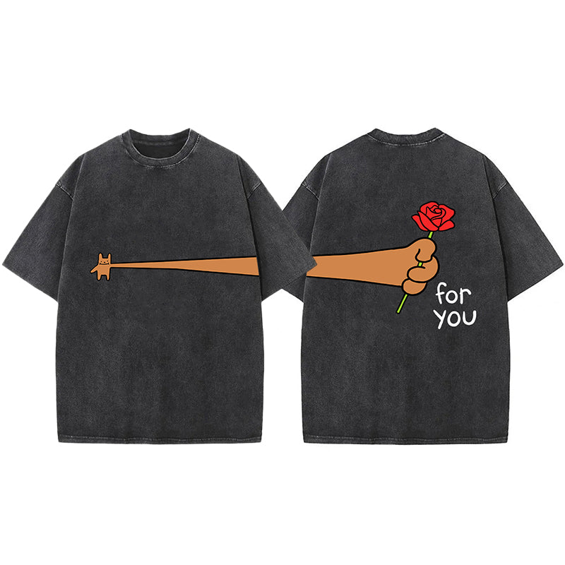 FOR YOU Washed Unisex Tee